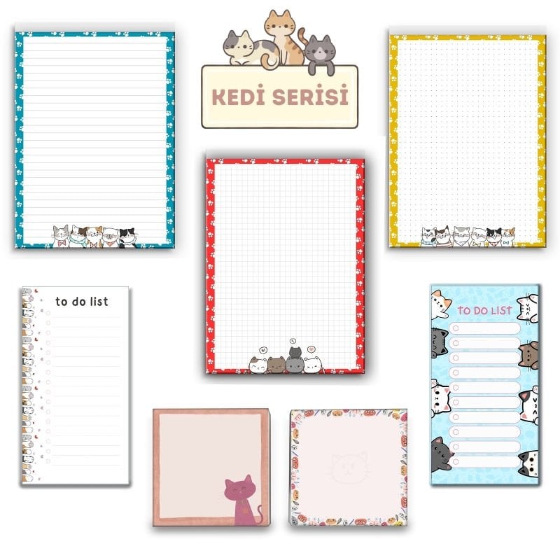 KEDİ SERİSİ DEFTER SETİ