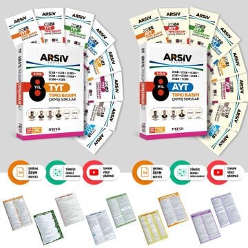 MEB ÖSYM TYT+AYT SON 8 SENE ÇIKMIŞ SORU PAKETİ