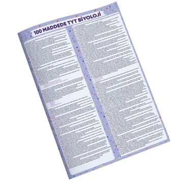 100 MADDEDE BİYOLOJİ