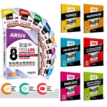 LGS ÇIKMIŞ SORULAR+DENEME PAKETİ